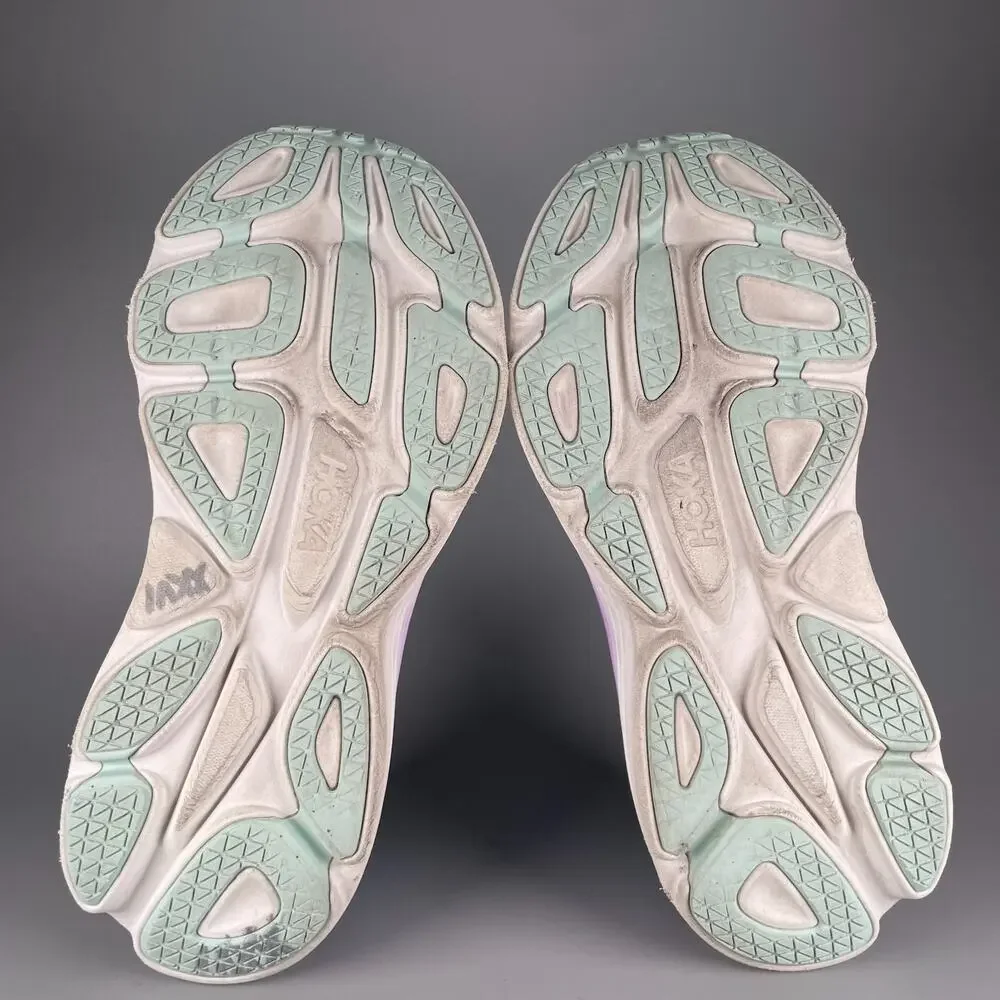 Women's 11 Men's 9.5 Hoka One One Bondi 8 Airy Blue Sunlit Ocean Running Sneaker